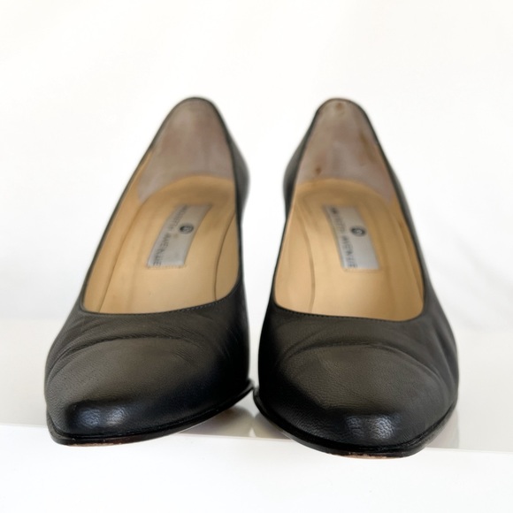 Saks Fifth Avenue Anthracite Heels 35.5 - Picture 9 of 14